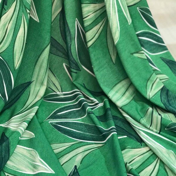 Viscose Power Folhagens Verde